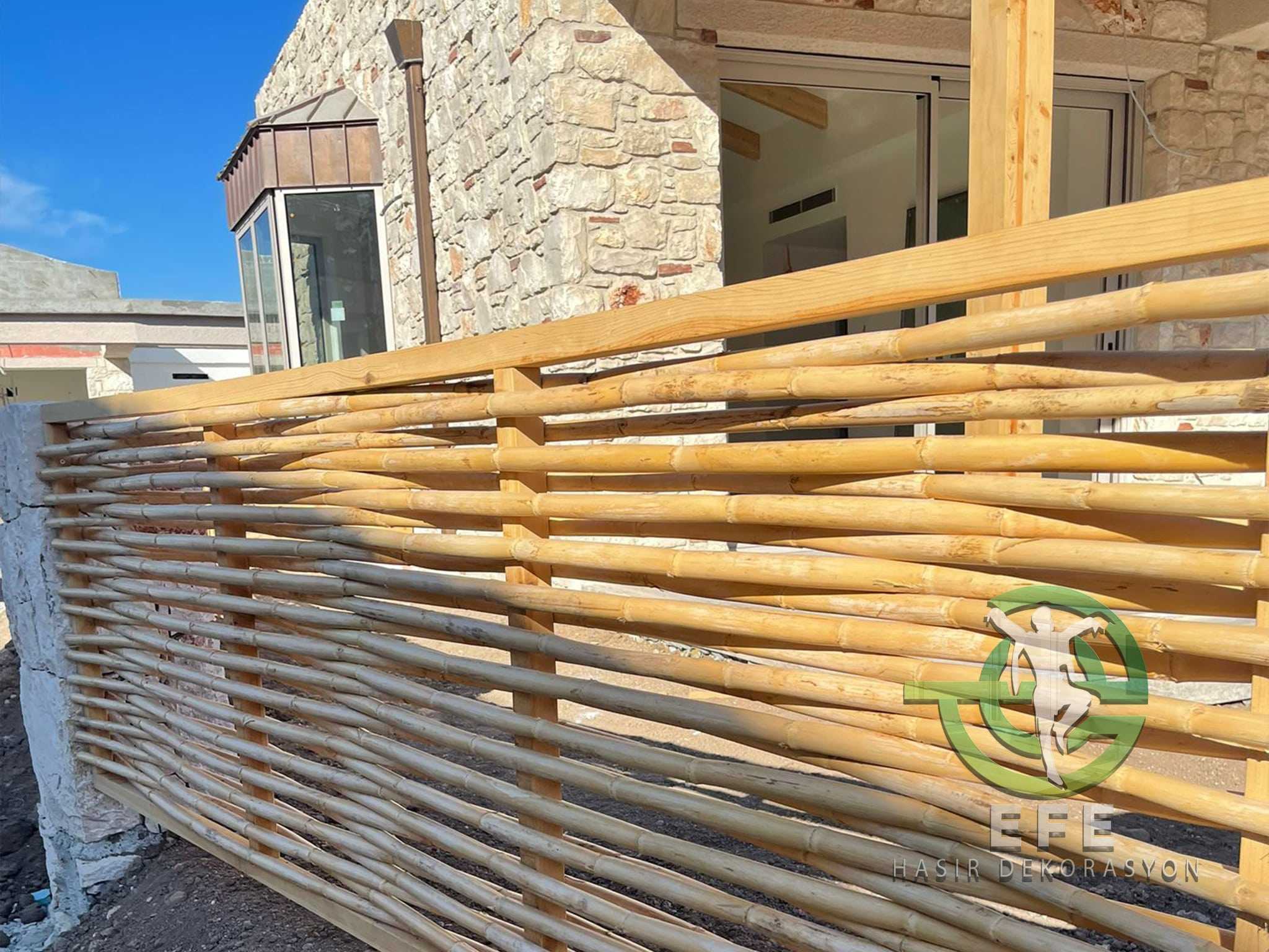 bambu kamış kargı çit